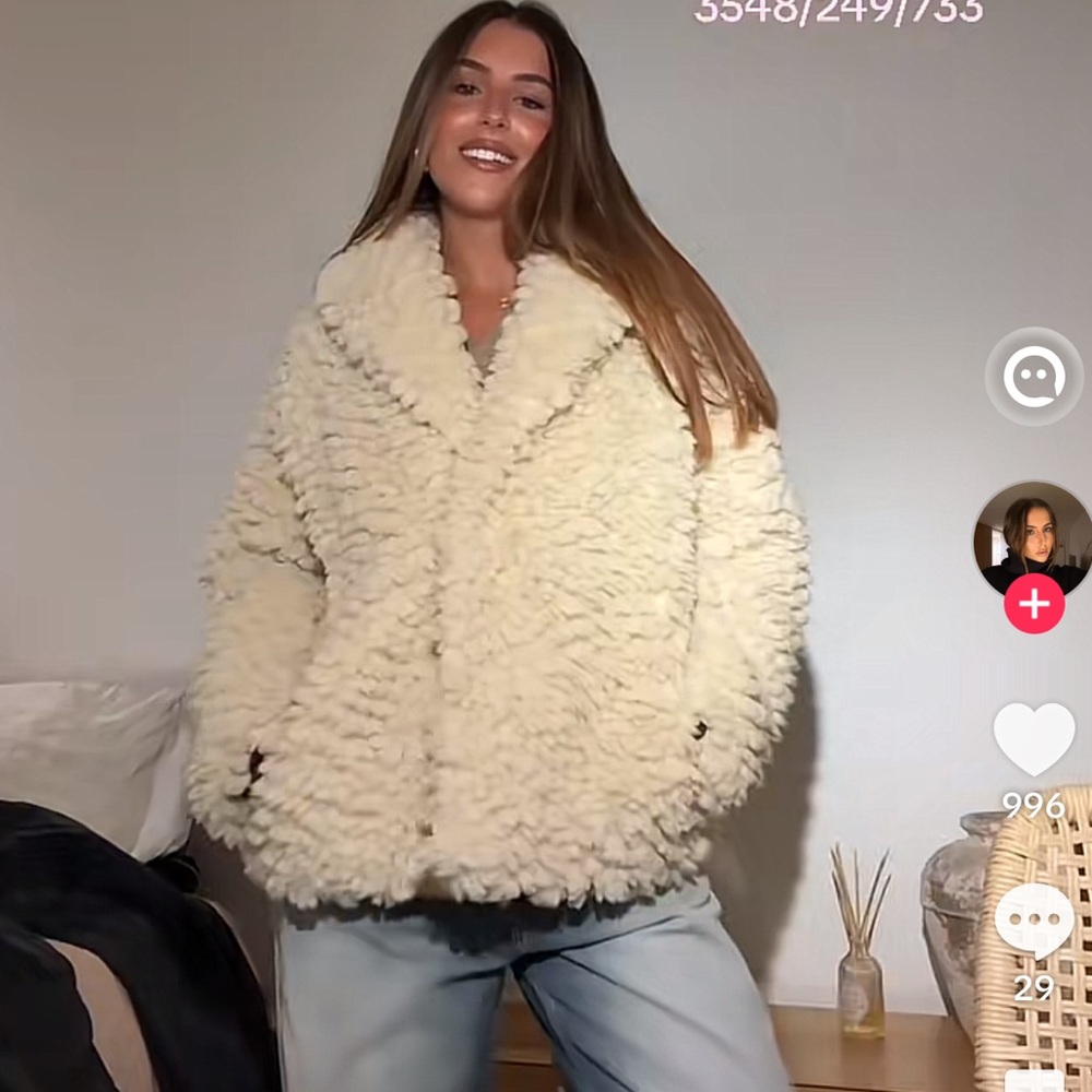 ZARA FLEECE JACKET - Picture 5 of 16